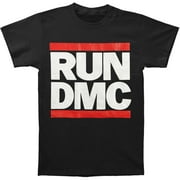 Run DMC Men's Classic Logo T-shirt XX-Large Black