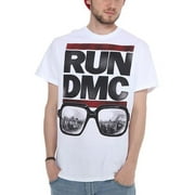 Run DMC Men's Glasses NYC T-shirt XX-Large White