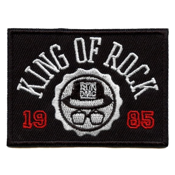 Men's Run DMC King Of Rock Woven Patch