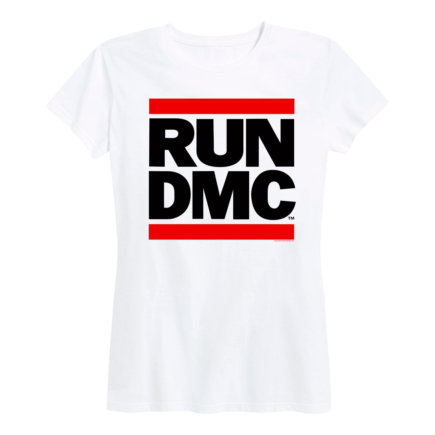 Run DMC Stacked Logo Women's Short Sleeve Graphic TShirt