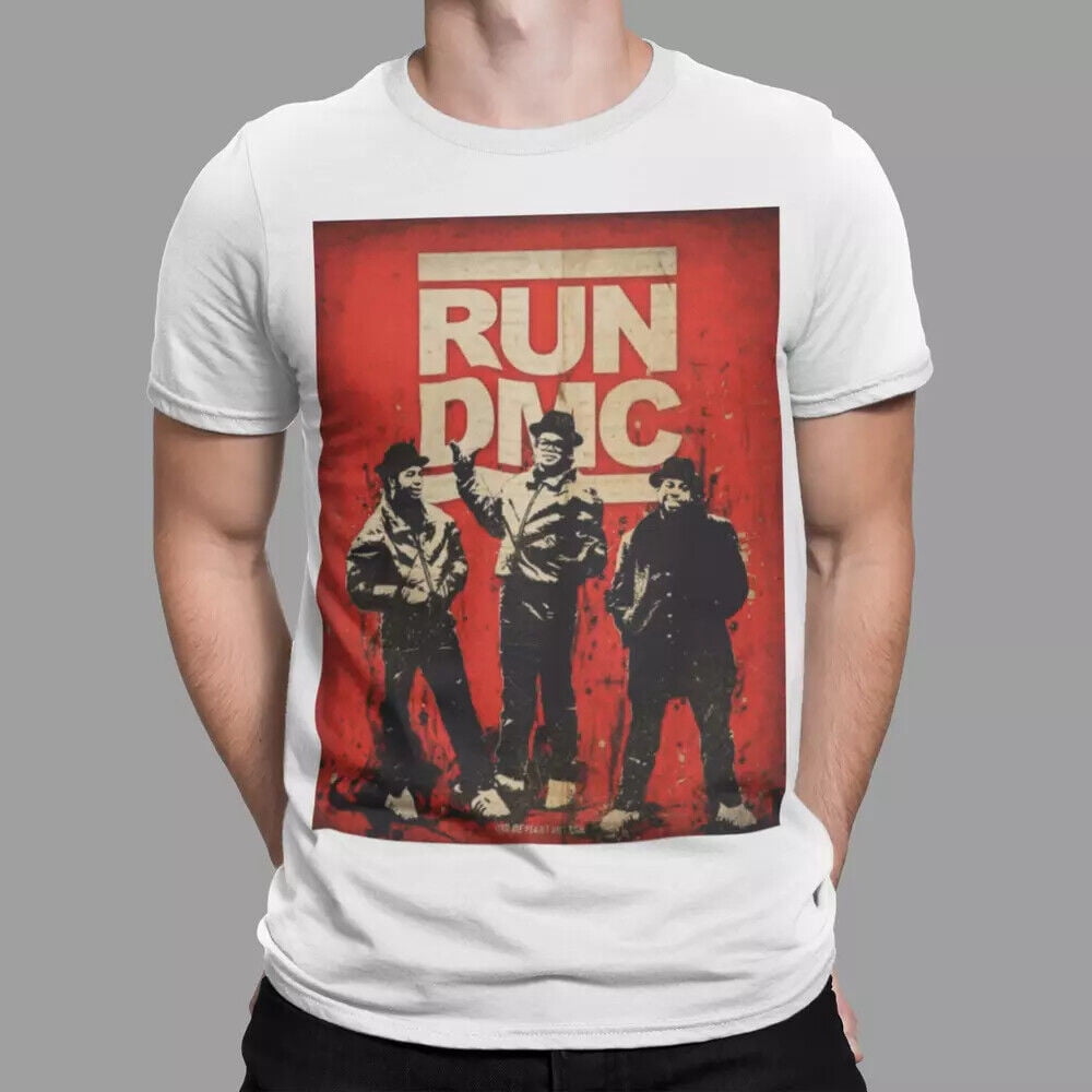 Run DMC T-shirt Logo classic 80s rap hip hop music dance Retro Poster ...