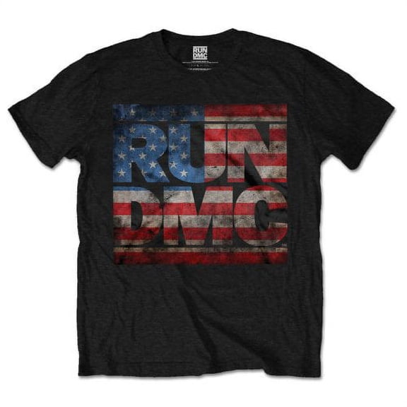 Run DMC Unisex T-Shirt Americana Logo (Medium)