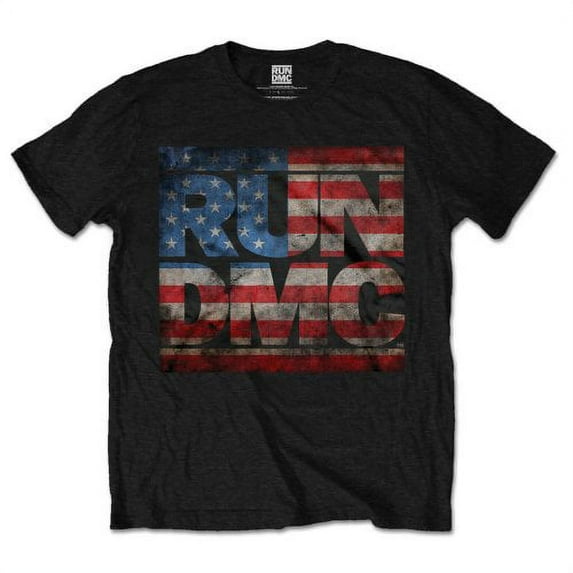 Run DMC Unisex T-Shirt Americana Logo (Medium)