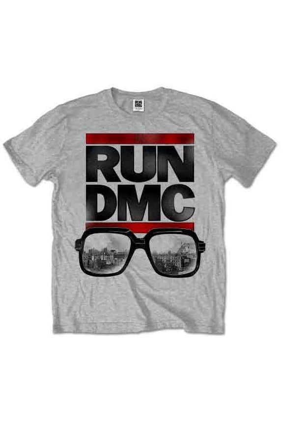 Run DMC Unisex T-Shirt Glasses NYC (X-Large)