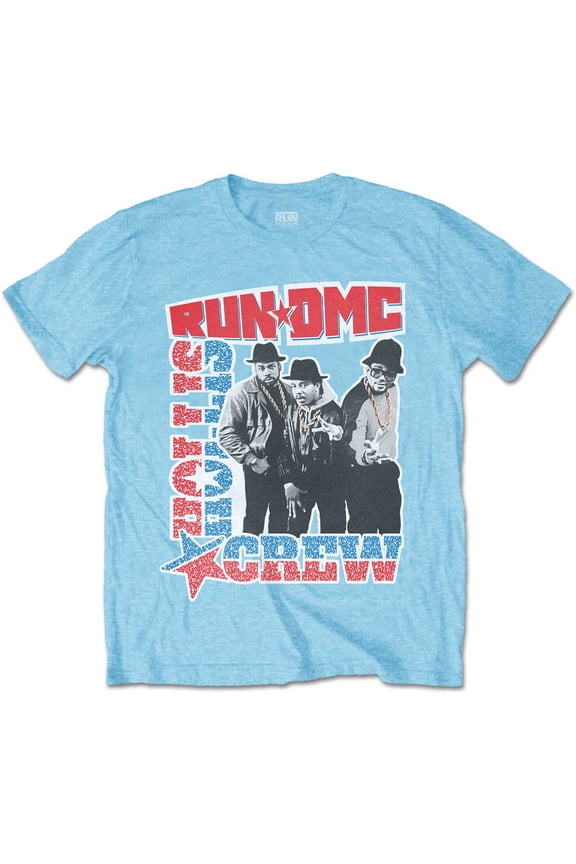 Run DMC Unisex T-Shirt Hollis Crew (X-Large)