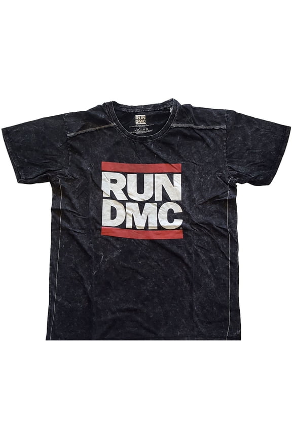 Run DMC Unisex T-Shirt Logo (Wash Collection) (Medium)