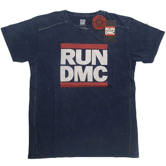 Run DMC Unisex T-Shirt Logo (Wash Collection) (Small)