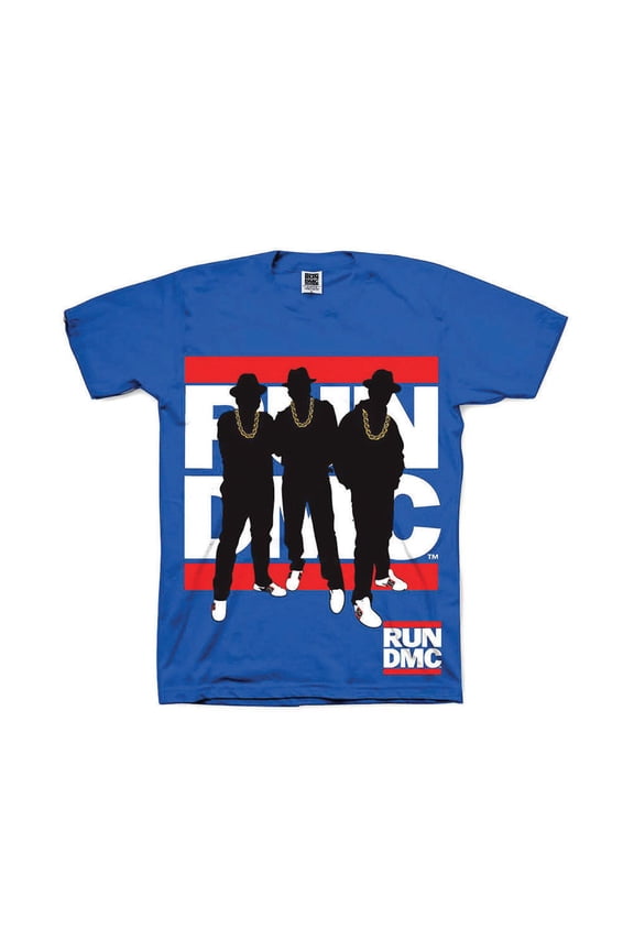 Run DMC Unisex T-Shirt Silhouette (Small)