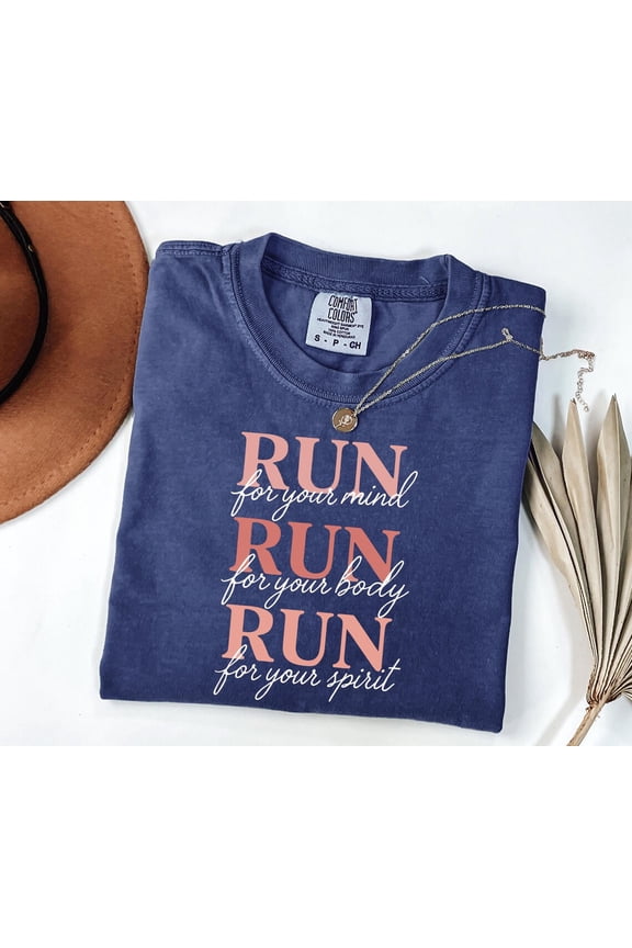 Run For Your Mind Marathon Athlete Run To Your Dream For Runner Running Runner T-Shirt All Size S-3XL