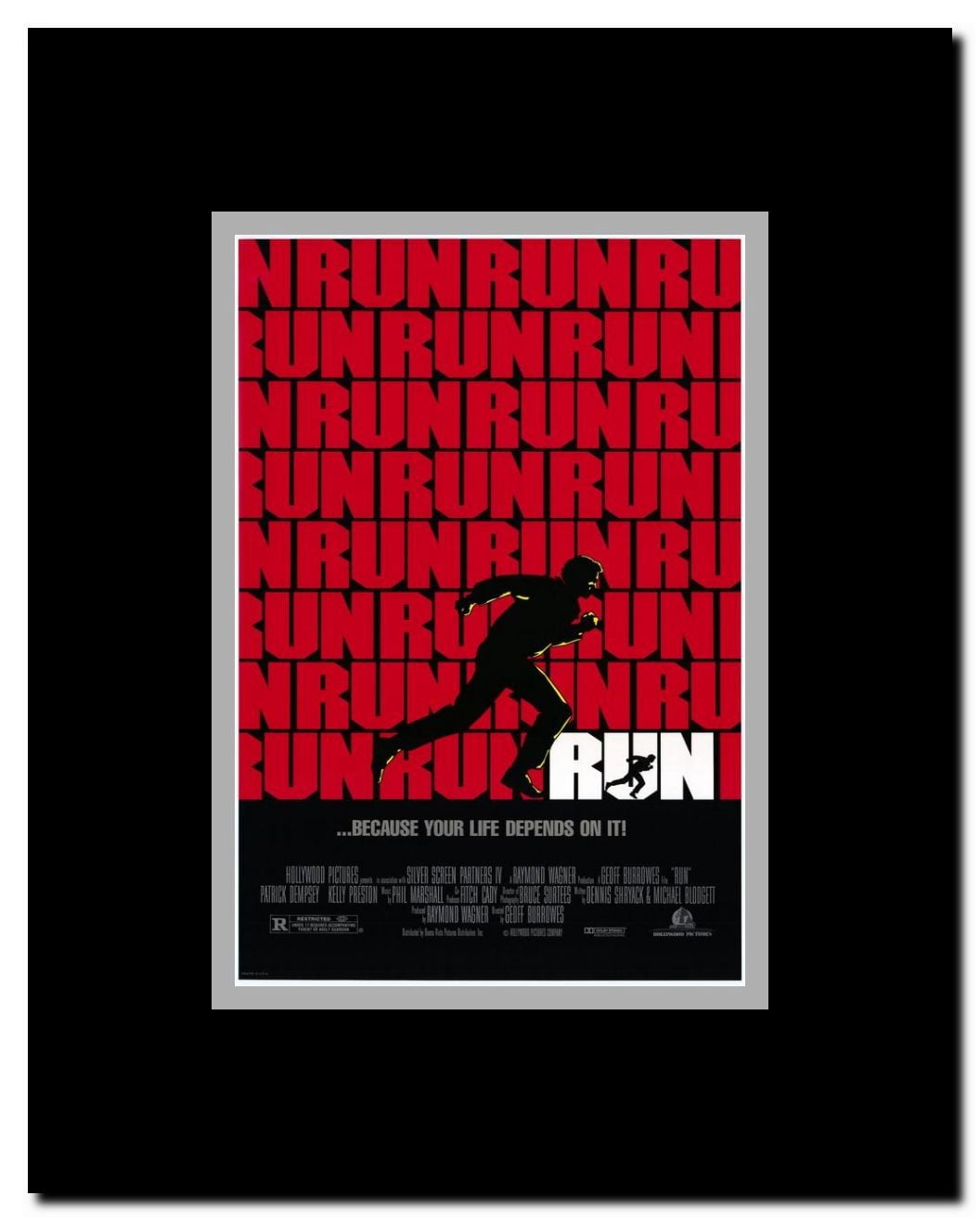 Run Framed Movie Poster