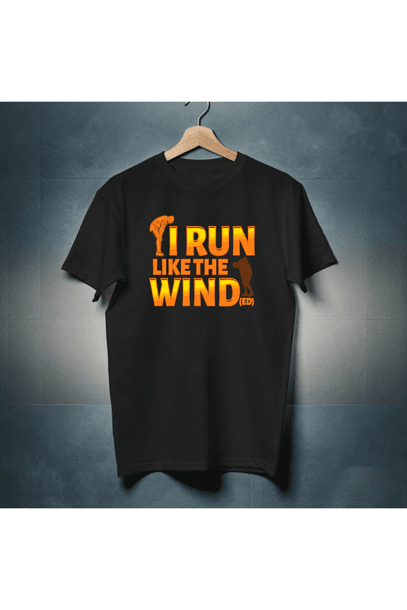 Run Like The Wind Funny Runner Jogging Fitness Humor Gift Unisex T-Shirt up to 5XL