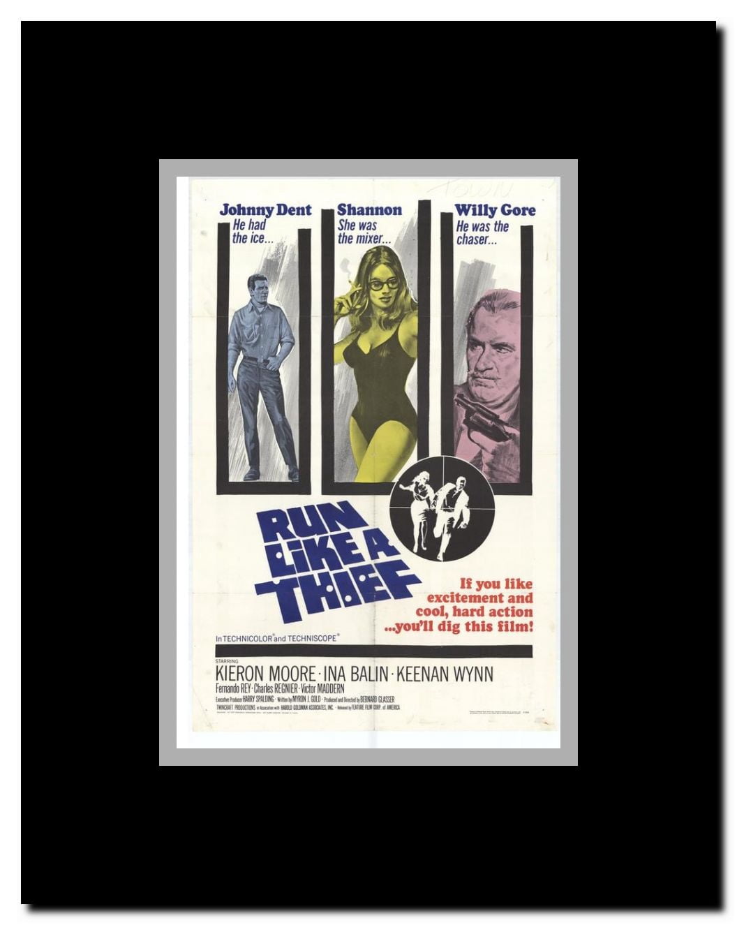 Run Like a Thief Framed Movie Poster