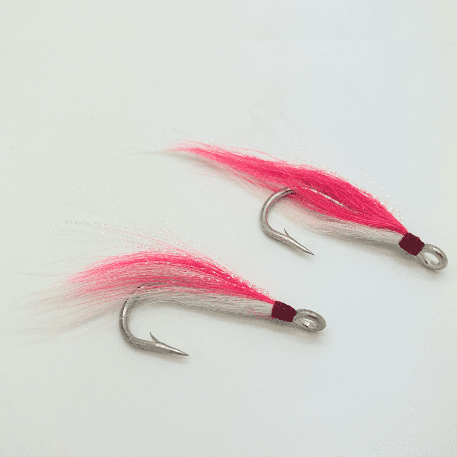 Run Off Lures Buck Tail Teaser for Striper/Fluke, Size 5/0, 2pk