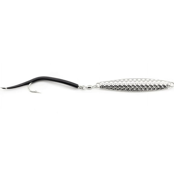 Run Off Lures Hammered Diamond Jig w/Heavy Duty Hooks 2oz Black