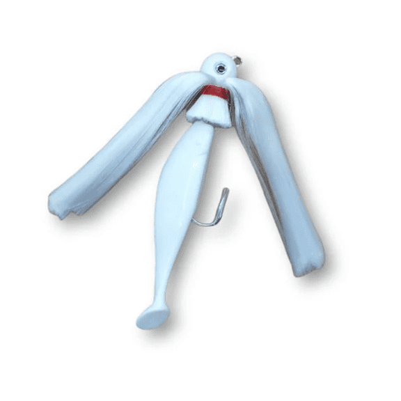 Run Off Lures Mojo Jig 6''Shad 8Oz White