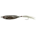 thumbnail image 1 of Run Off Lures Spearing Jig w/Bucktail 3/4oz Chrome, 1 of 1