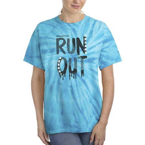 Run Out Difficult Time Tie Dye Cyclone Women -Image by Shutterstock, Female x-Large