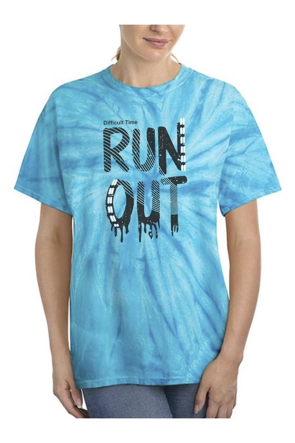 Run Out Difficult Time Tie Dye Cyclone Women -Image by Shutterstock, Female x-Large