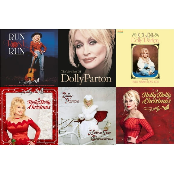 Run Rose Run & Very Best Of Dolly Parton (2LP) & Jolene (140G/Dl Insert) & Holly Dolly Christmas (Opaque Red LP Vinyl) & Home For Christmas (140G) & Holly Dolly Christmas (Ultimate Deluxe Edition)