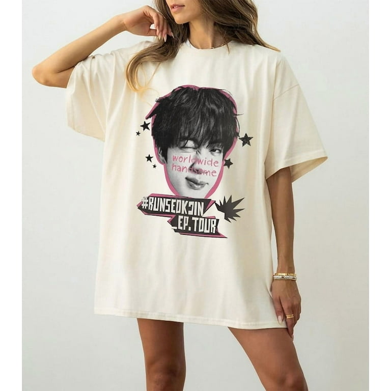 新品、未開封　#RUN TOUR SEOKJIN 2025 Tシャツ Run Seokjin Ep Tour 2025 Shirt, Jin Tour 2025 Tshirt, Jin