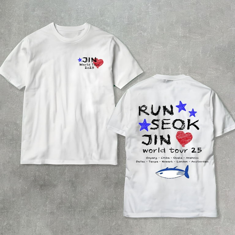 Run Seokjin ep Tour Shirt, Jin Tour 2025 Sweatshirt, Echo