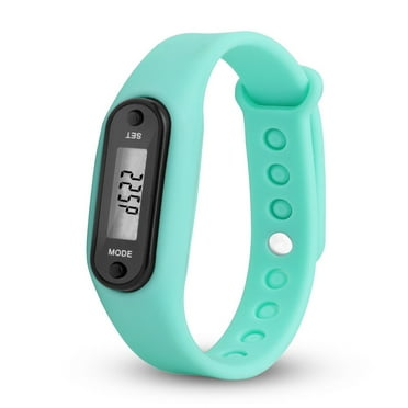 Run Step Watch Bracelet Pedometer Calorie Counter Digital Lcd Walking Distance, Pedometer Step Counter for Walking, Ankle Pedometer, Step Counter for Walking