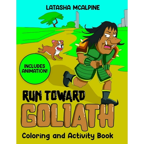 Run Toward Goliath Animated Coloring and Activity Book, (Paperback)