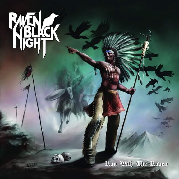Raven Black Night Run With the Raven (CD)
