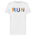 thumbnail image 1 of Run Word T-Shirt Men -Image by Shutterstock, Male Medium, 1 of 2