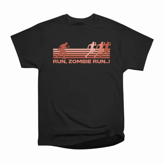 Run Zombie Run Artwork Dark Humor Zombie Running Illustration