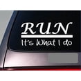 thumbnail image 1 of Run sticker decal *E280* marathon 10k 5k half weightloss fatloss gym fit fitness, 1 of 1