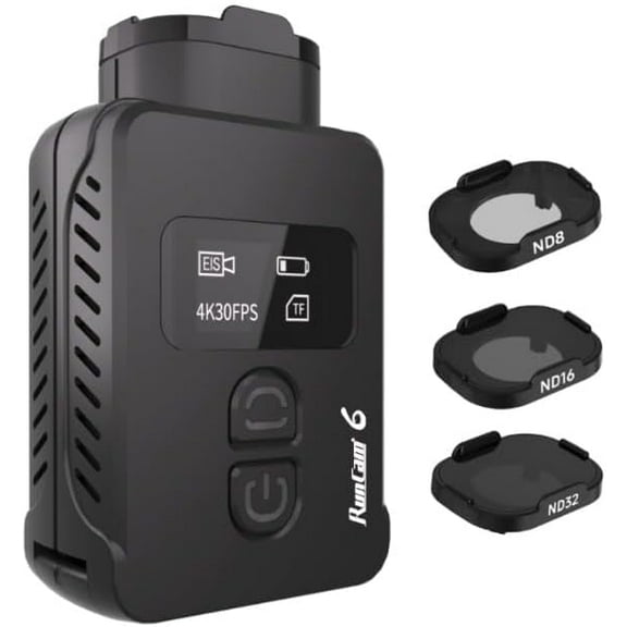 RunCam 6 4K Wide Angle WiFi FPV PWM Action Sports Remote Control Camera with ND Filter RUNCAM6-ND