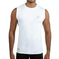 thumbnail image 1 of RunFlyte Men's Tech Flyte Compression Tank Top  White/Grey f1201-wwg, 1 of 3