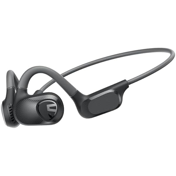 RunFree Lite2 Open Ear Headphones Bluetooth 5.3 Air Conduction Wireless Headphones Sport Earbuds with Enhanced Bass, Dual-Mic Call Noise Reduction Earphones for Cycling