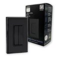 thumbnail image 1 of RunLessWire Click for Philips Hue Self Powered (NO Batteries) & Wireless Smart Dimming Switch Friends of Hue Switch Control for Philips Bulbs & Phone App Works with All Smart Home Hubs - Black, 1 of 8