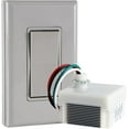 thumbnail image 1 of RunLessWire Dimming Self Powered (NO Batteries) Wireless Light Switch Kit - No Wiring, Battery, or WiFi Needed DIY Remote Control Basic Dimmer Kit: 1 Phase Dimmer, 1 Switch - Gray, 1 of 8