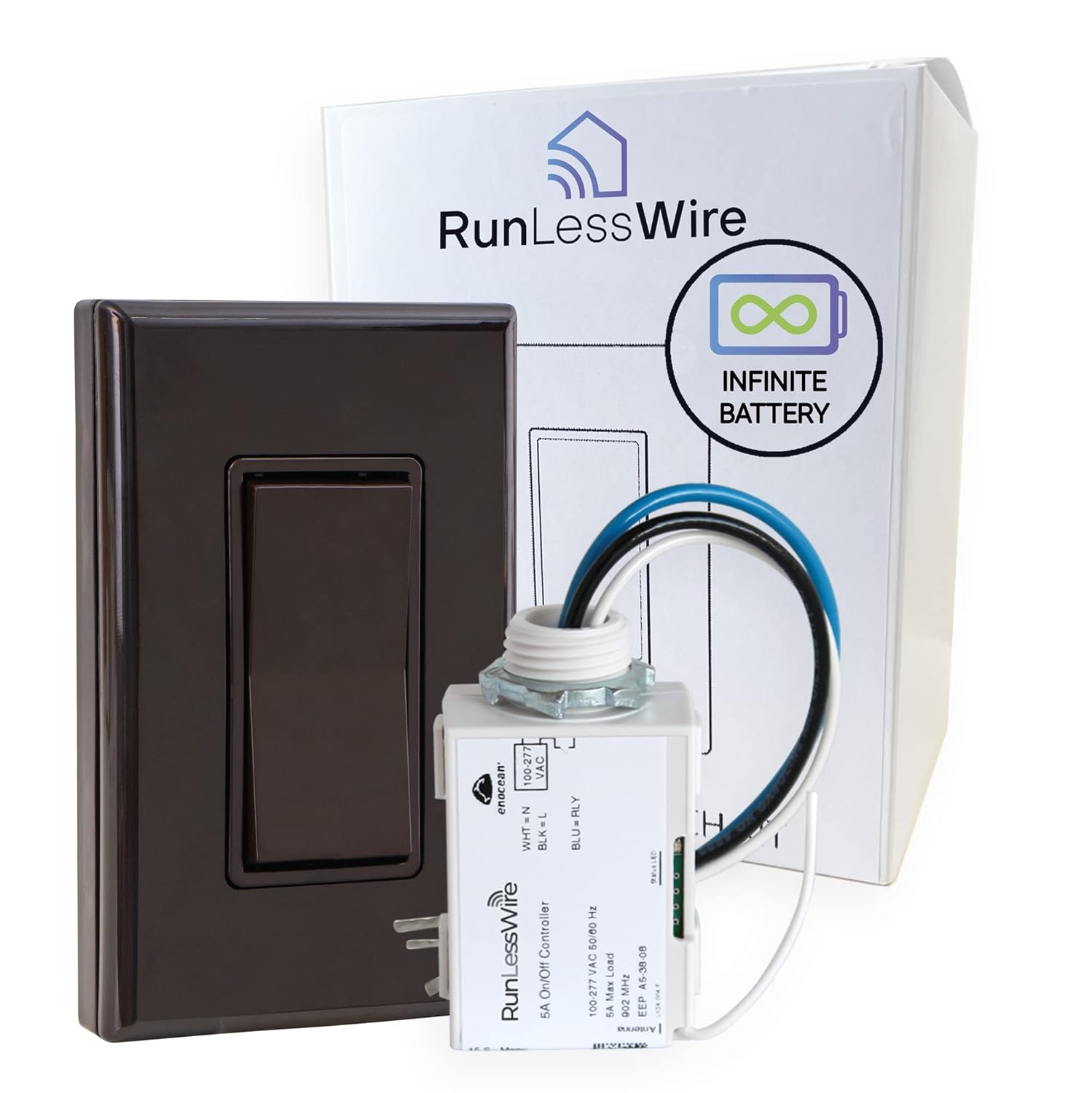 Leviton 5224-2 Combination Switch, Brown - Walmart.com