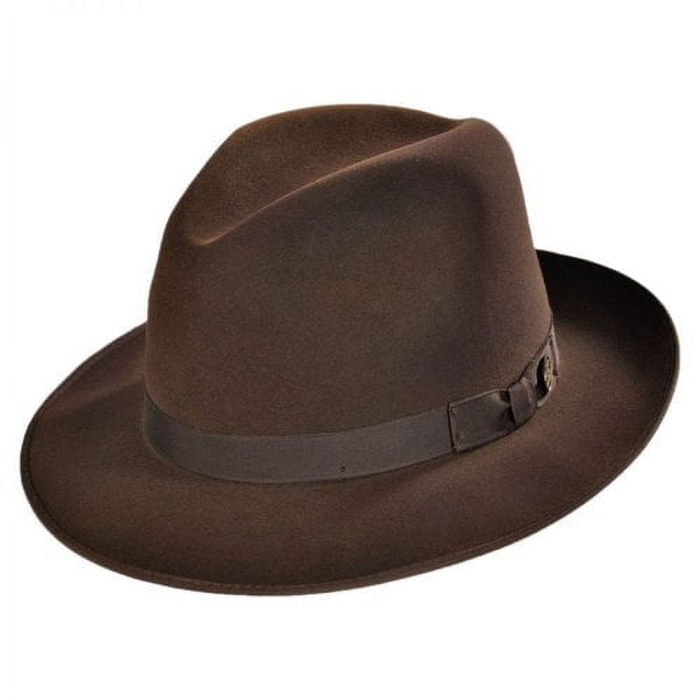 Runabout Stetson Felt Packable Fedora Hat TFFRUN