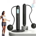 thumbnail image 1 of Runaivete Skipping Rope With Counter,Cordless Digital Jump Rope With Counter,Smart Intelligent Adjustable Digital Timer & Calorie Burned Counting With Lcd Display For Fitness, 1 of 7