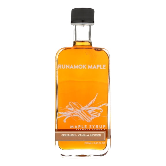 Runamok Cinnamon + Vanilla Infused Maple Syrup 8.45 fl oz
