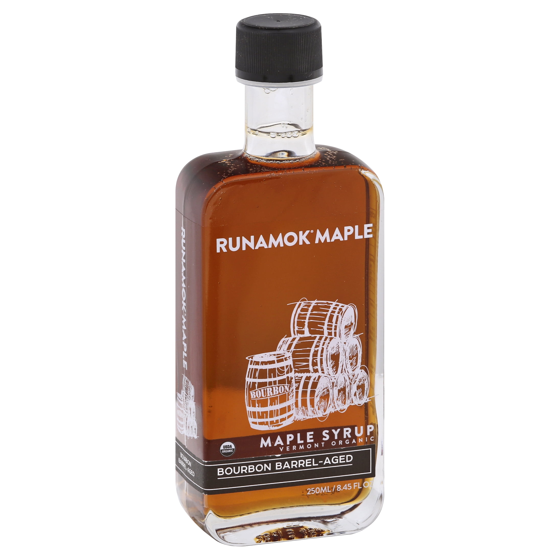 Runamok Maple Bourbon Aged Syrup 8.45 fl oz (Pack of 6)