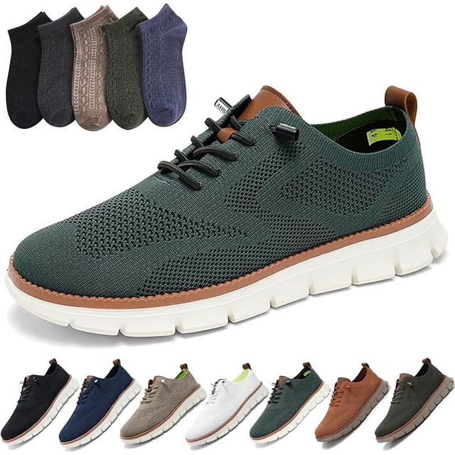 Heren Wearbreeze schoenen, Breeze - comfortabel en stijlvol schoeisel, Urban - ultra comfortabele schoenen, Blauw, 9.5 UK Wide
