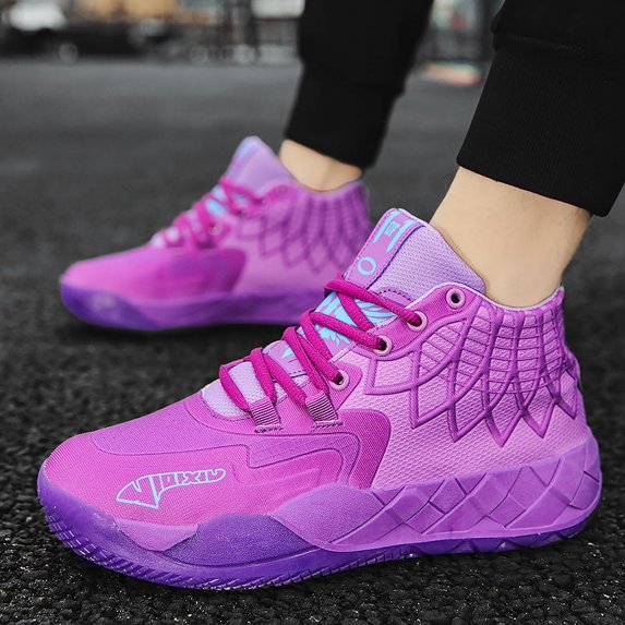 Runan men's basketball shoes, couple basketball shoes, fashionable sports shoes, breathable, non slip running shoes