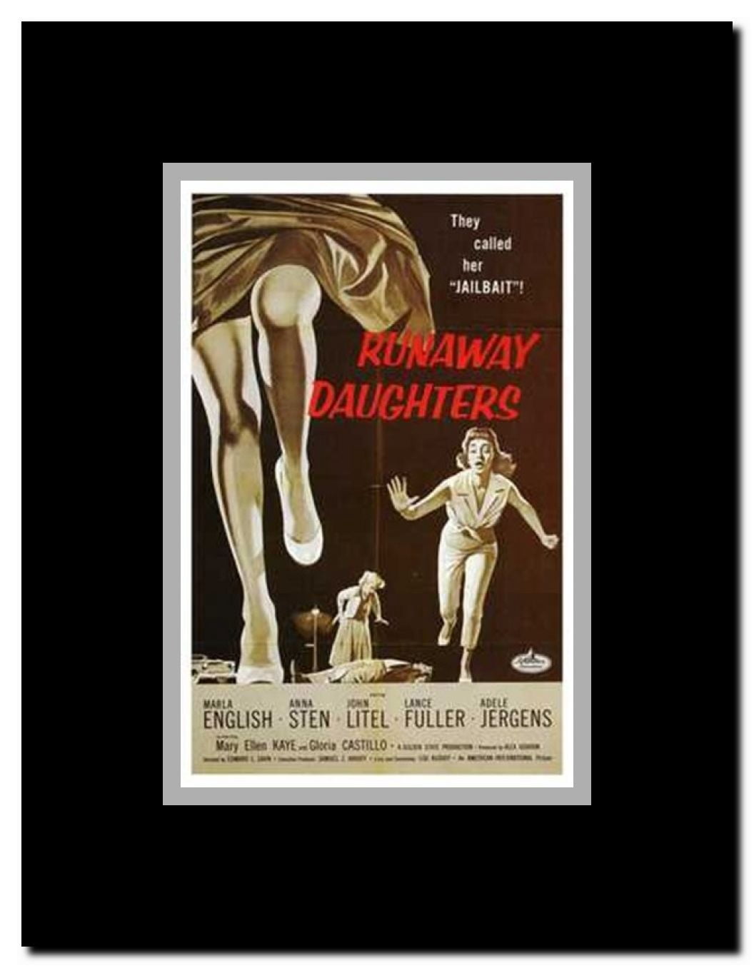 Runaway Daughters Framed Movie Poster