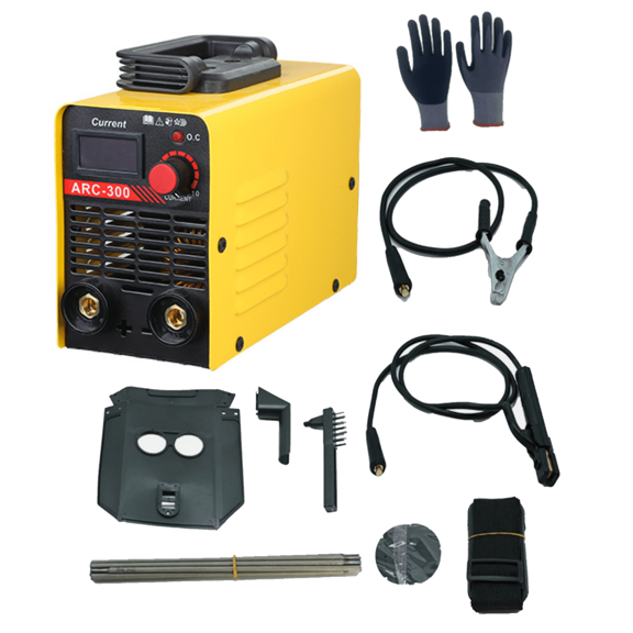 Runbaixing 9 x 4 x 6 inch Portable Electric Welding Machine for Home, Yellow, 110V