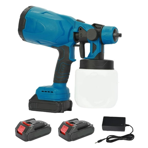 Runbaixing, Red + Black Cordless Power Paint Sprayer Type, 3.8 lb