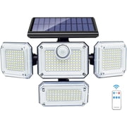 Runbaixing Solar Powered Motion Sensor LED Flood Lights