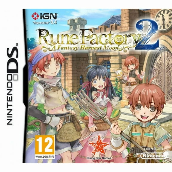 Rune Factory 2: A Fantasy Harvest Moon DS NDS Game US Version