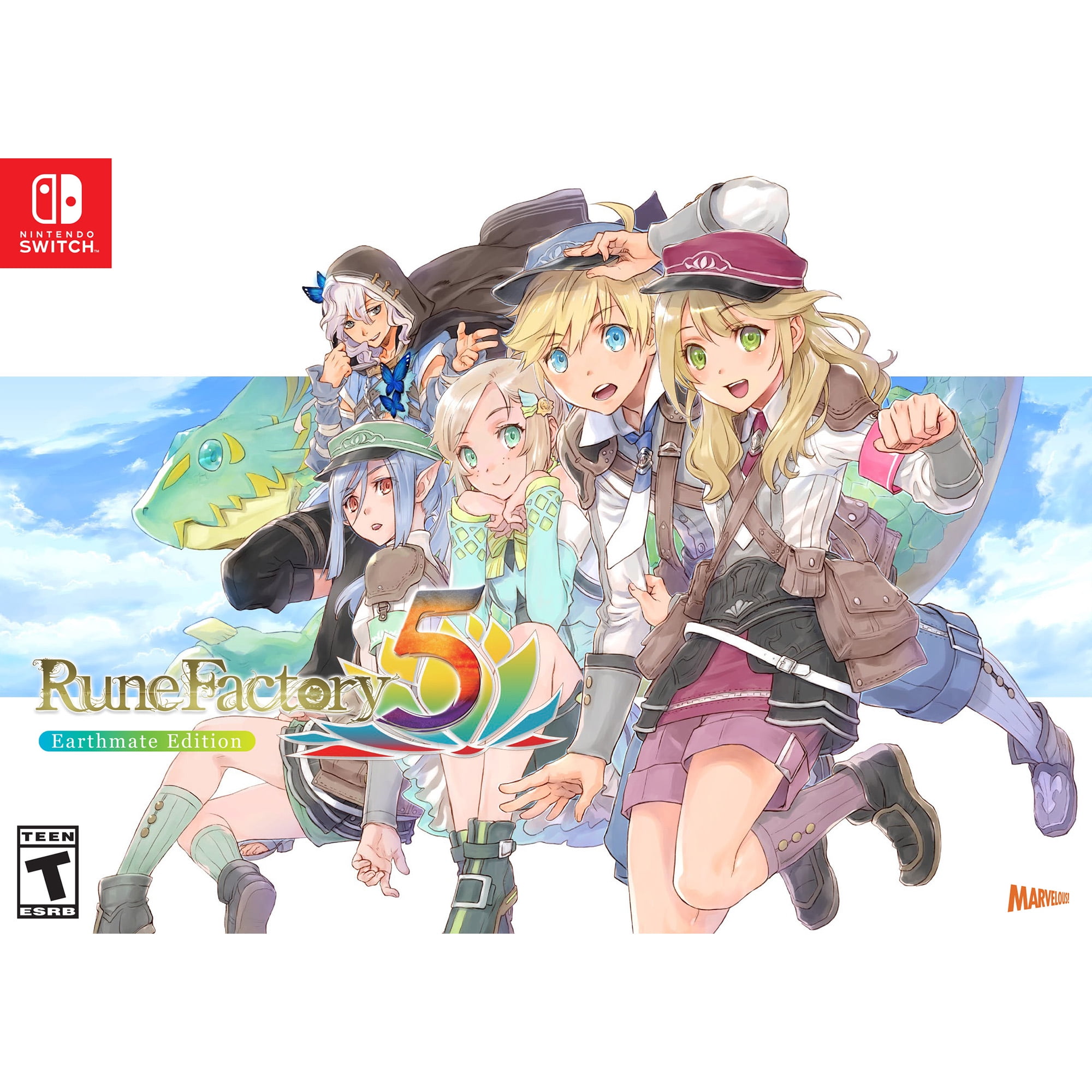 Rune Factory 5: Earthmate Edition, XSEED Games, Nintendo Switch,  859716006598