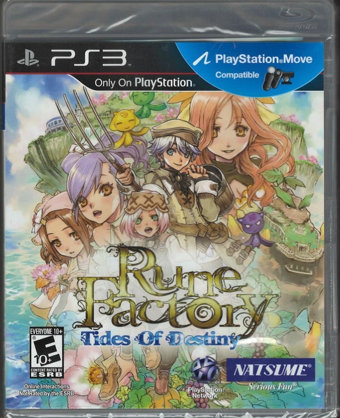 Rune Factory: Tides of Destiny PS3 (Brand New Factory Sealed US Version